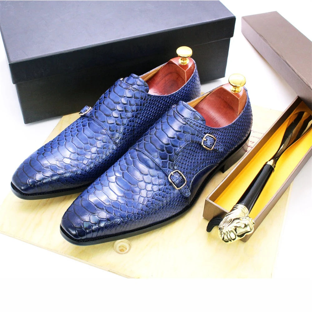 Men's genuine leather ankle boots stylish lace-up shoes for office basic men's shoes