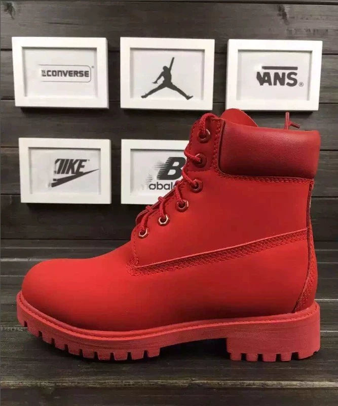 Century Classic Worker Boots Fall and Winter Waterproof Non-Slip Warm Cowhide for Women