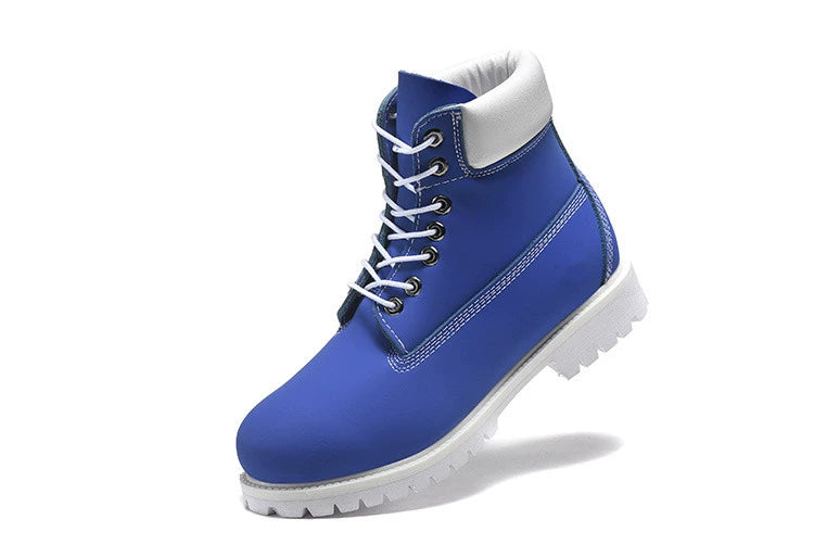 Century Classic Worker Boots Fall and Winter Waterproof Non-Slip Warm Cowhide for Women