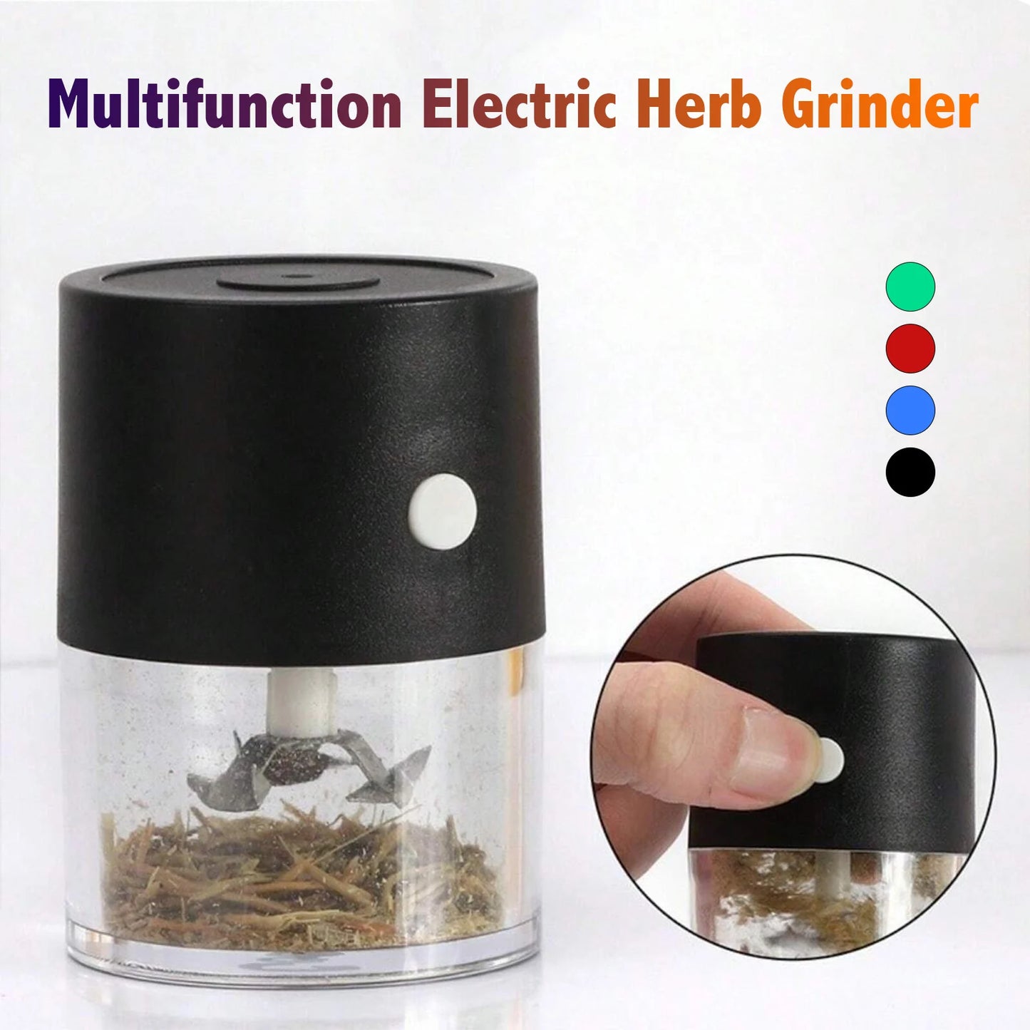 Multifunction Electric Herb Grinder Tobacco Crusher USB Charging Grass Grinders Smoking Accessories Household Kitchen Tools