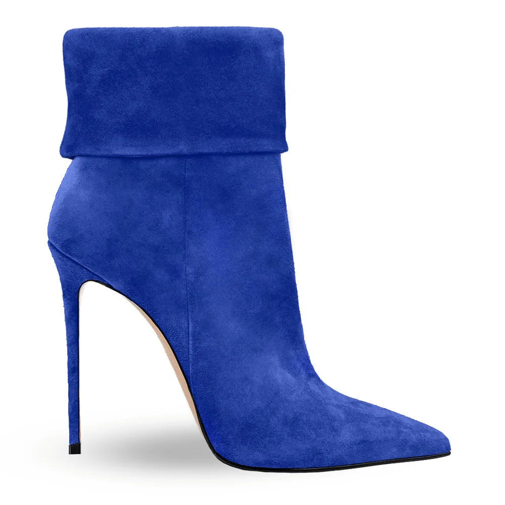 European and American Minimalist Slim High Heels Women's Side Zipper Fashion Versatile Party Boots