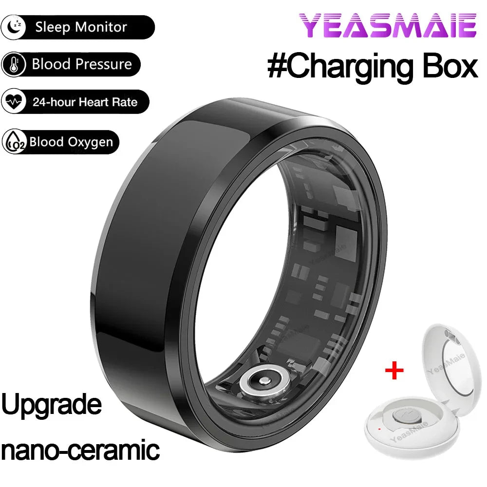 Smart Ring Newest Intelligent Wearable Device Men Women Heart Rate Sleep Health Monitor Photo Control Smartring for IOS Android