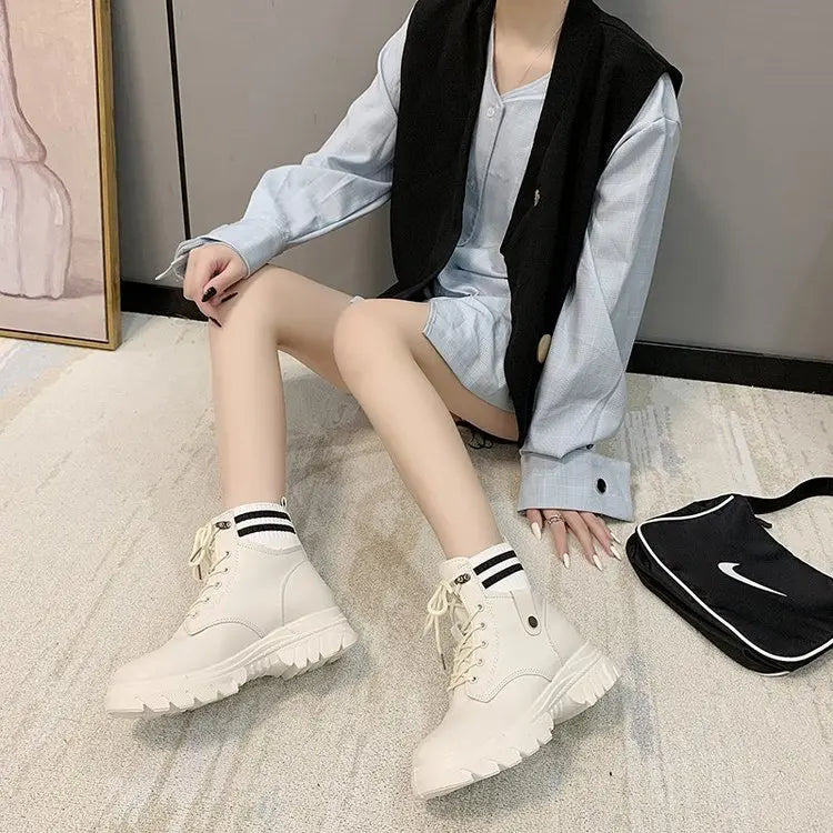 Women Ankle Boots Shoes Plush Warm Winter Fur Shoes Women Sneakers Botas De Mujer