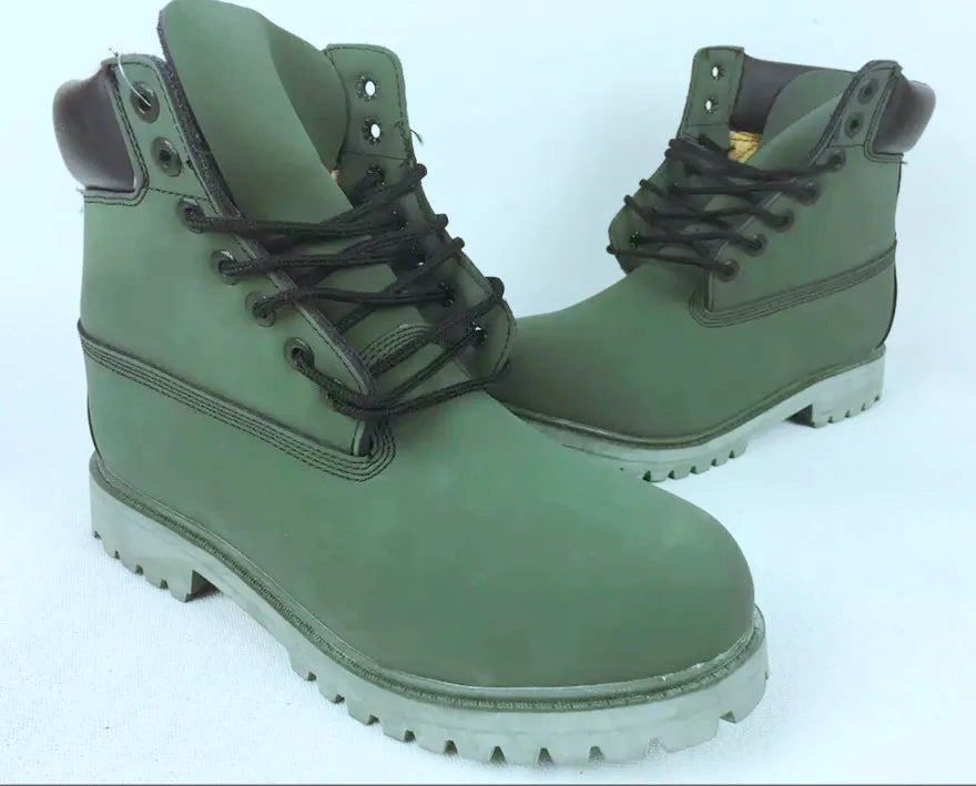 Premium Calfskin Leather Rugged Outdoor Boots for Men