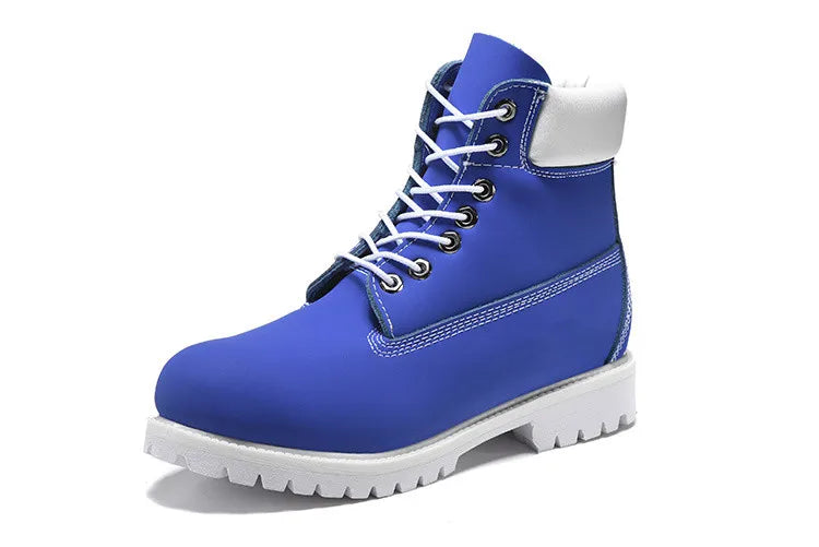 Premium Calfskin Leather Rugged Outdoor Boots for Men