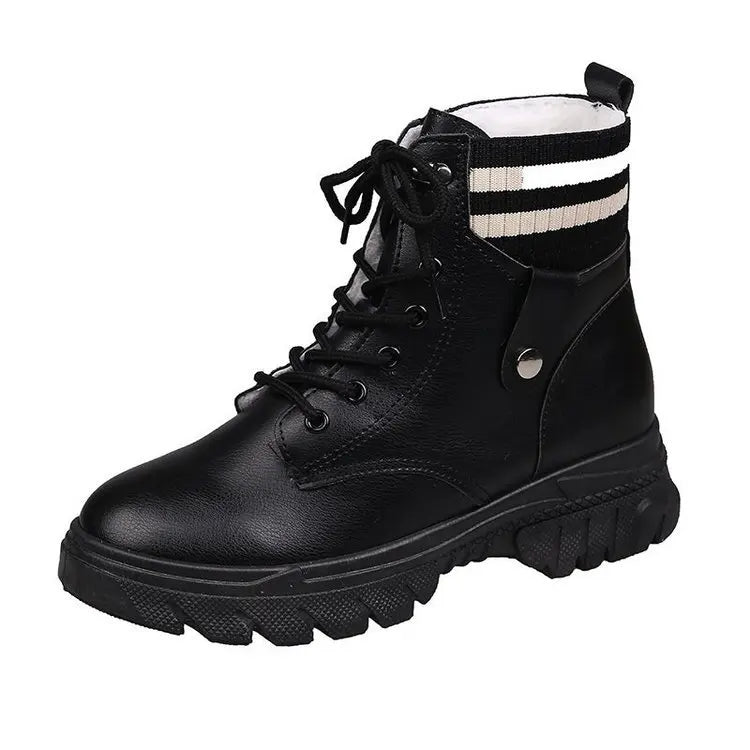 Women Ankle Boots Shoes Plush Warm Winter Fur Shoes Women Sneakers Botas De Mujer