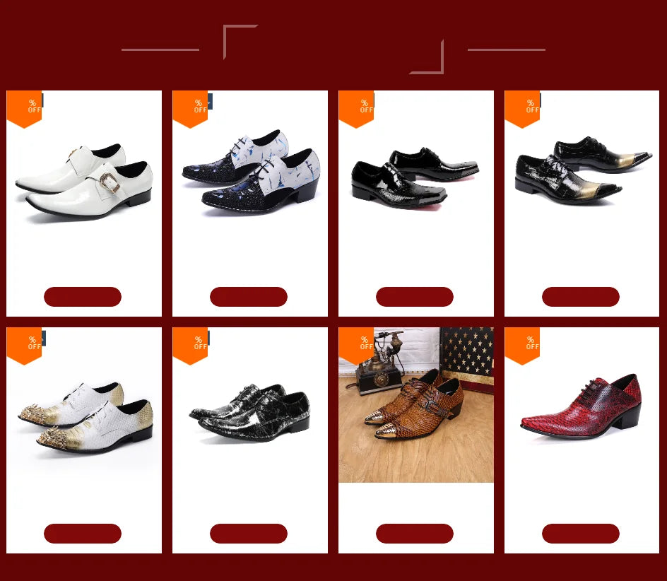 Fashion  Pointed Toe Ankle Boots , Real Leather Man Dress Boots