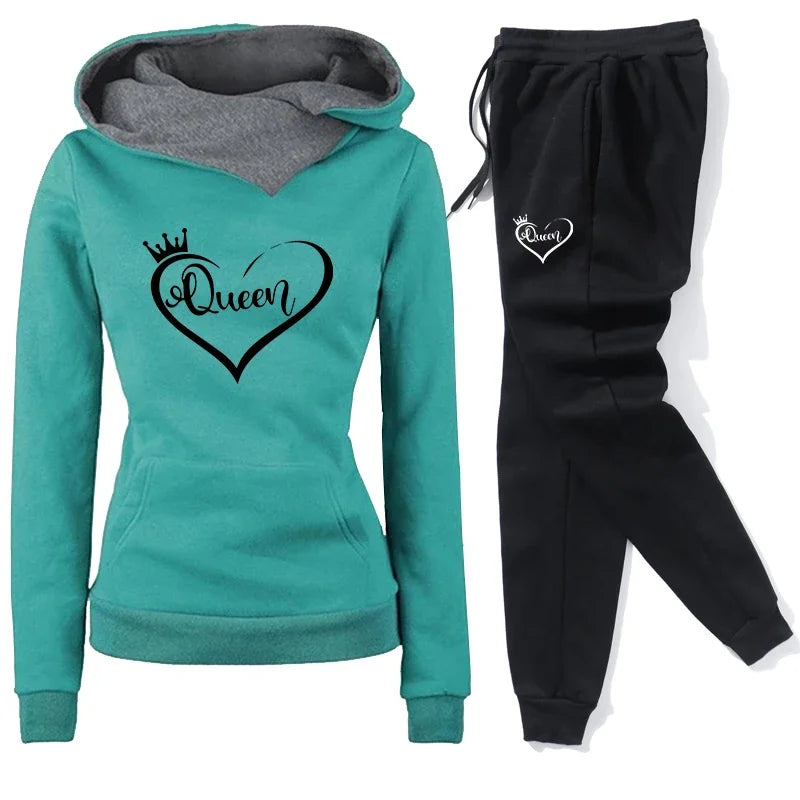 Women's Tracksuit  Fashion Women's Clothing 2025 Casual Outdoor Sportswear Long Sleeve Pullover