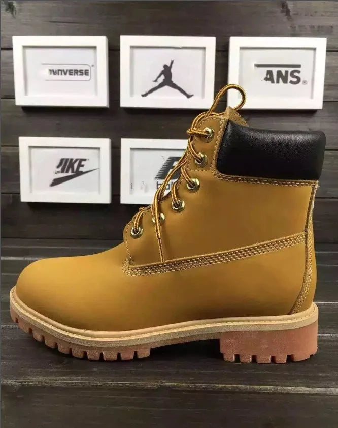 Premium Calfskin Leather Rugged Outdoor Boots for Men
