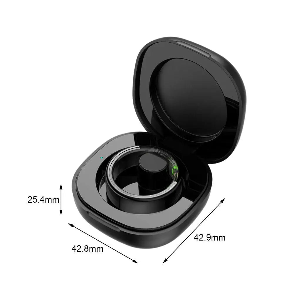 For R02 Smart Ring Charger Base Magnetic Suction Ring Charging Method Waterproof Portable 200mah Charging Bin（no Ring）