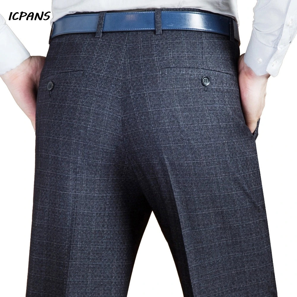 Suit Trousers Formal Men's Clothing Suits & Blazer Suit Pants Man Formal Autumn Winter Dress Pants Wool Blend Big Size 44