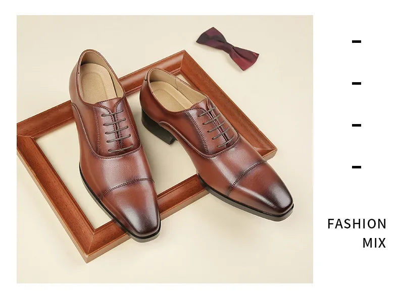 New Business Dress Shoes Men's Genuine Leather  Casual Shoes Oxford loafers
