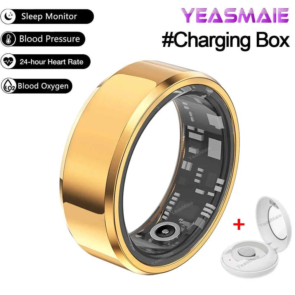 Smart Ring Newest Intelligent Wearable Device Men Women Heart Rate Sleep Health Monitor Photo Control Smartring for IOS Android