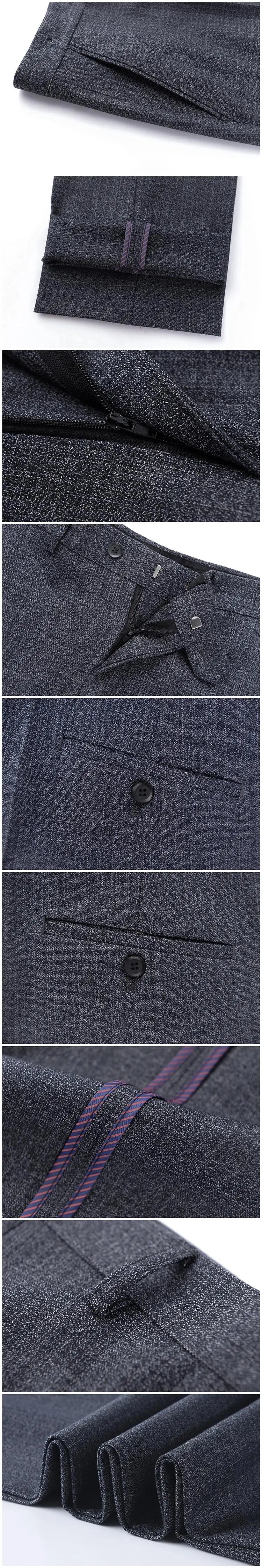Suit Trousers Formal Men's Clothing Suits & Blazer Suit Pants Man Formal Autumn Winter Dress Pants Wool Blend Big Size 44