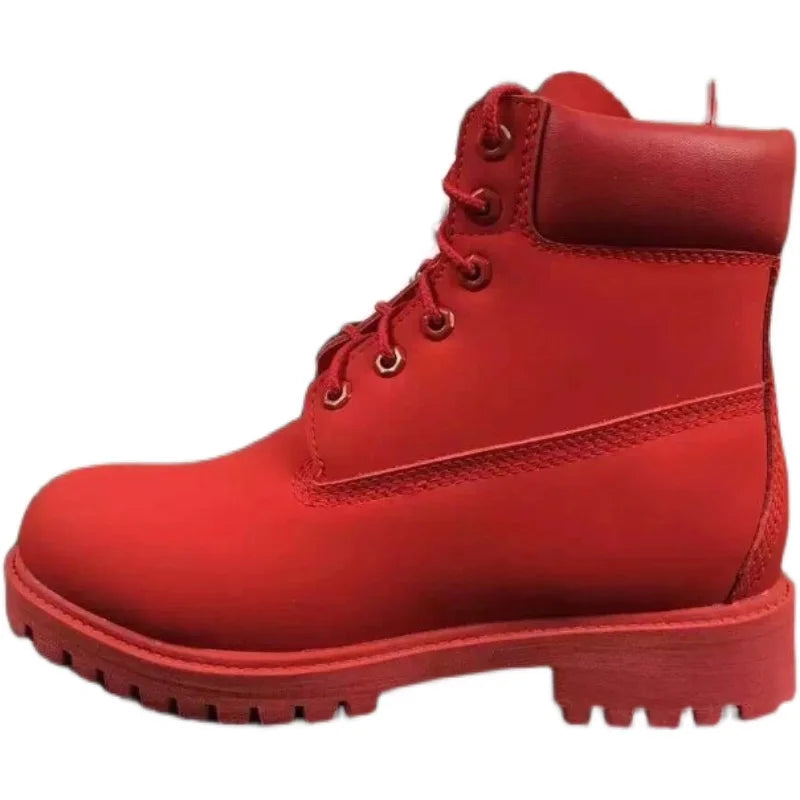 Premium Calfskin Leather Rugged Outdoor Boots for Men