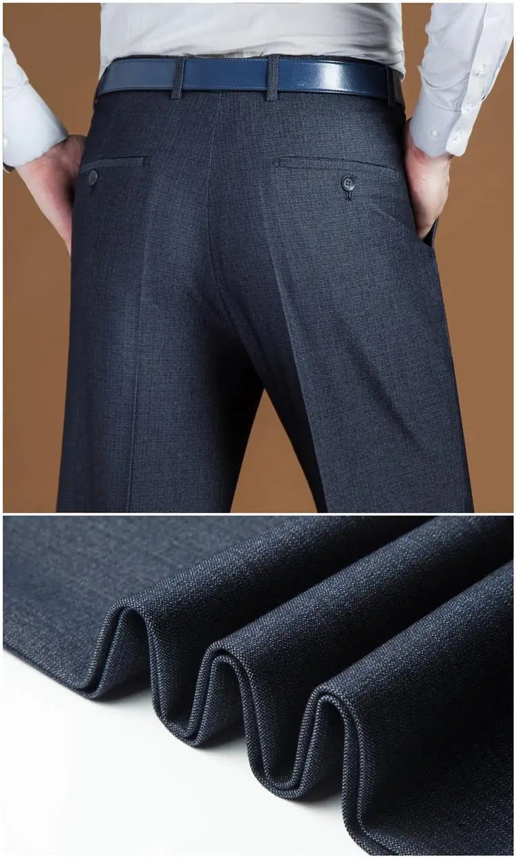 Suit Trousers Formal Men's Clothing Suits & Blazer Suit Pants Man Formal Autumn Winter Dress Pants Wool Blend Big Size 44