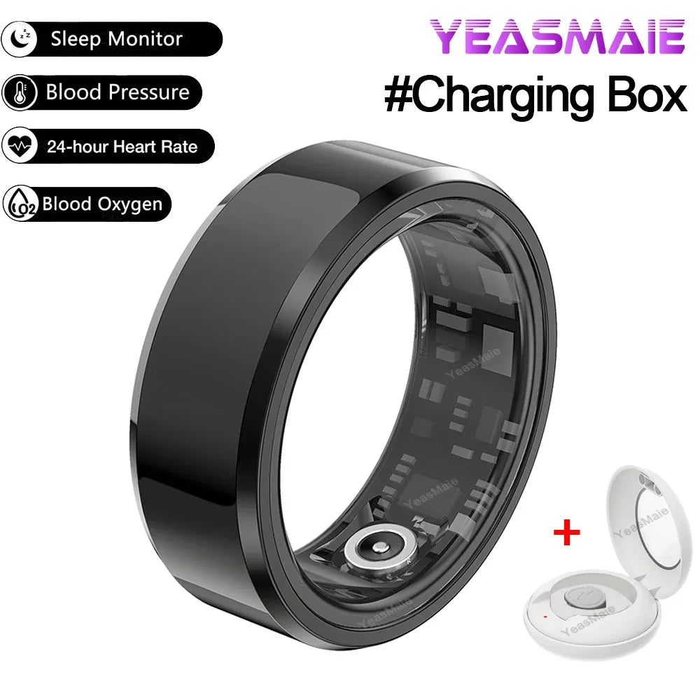 Smart Ring Newest Intelligent Wearable Device Men Women Heart Rate Sleep Health Monitor Photo Control Smartring for IOS Android