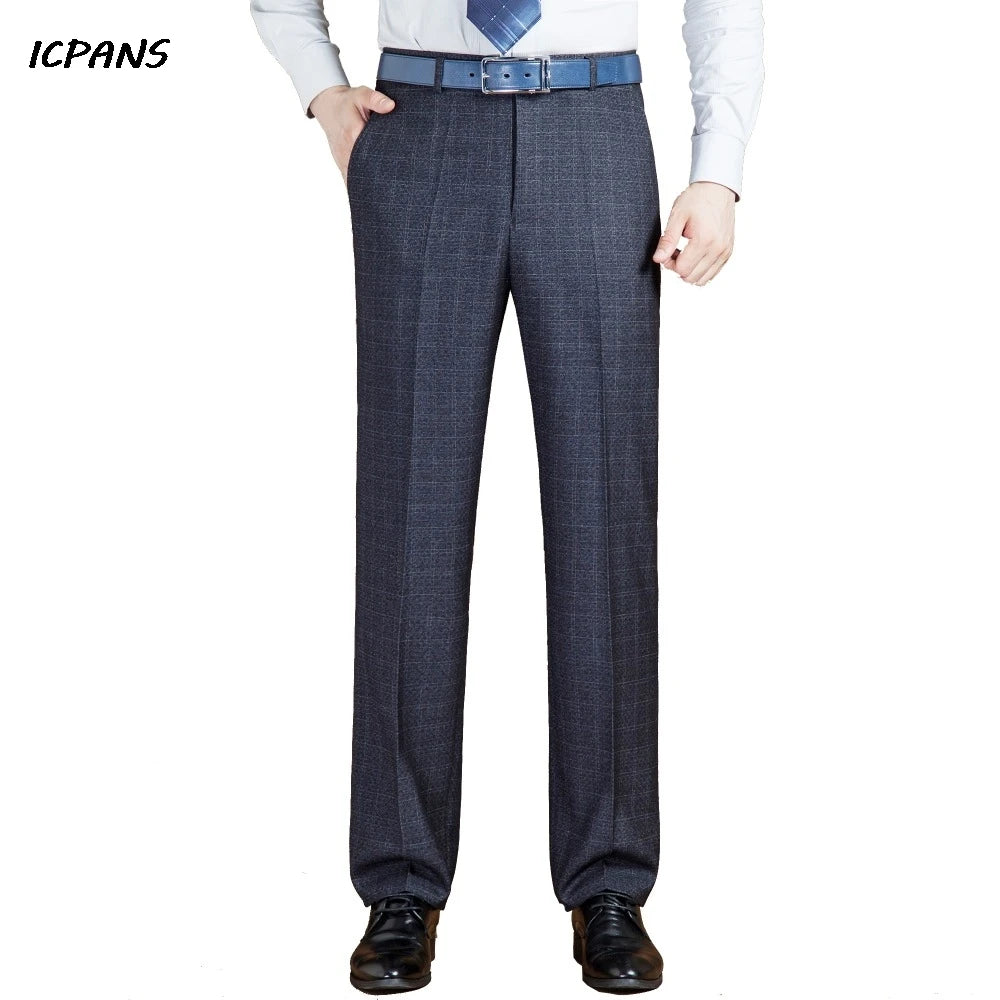 Suit Trousers Formal Men's Clothing Suits & Blazer Suit Pants Man Formal Autumn Winter Dress Pants Wool Blend Big Size 44