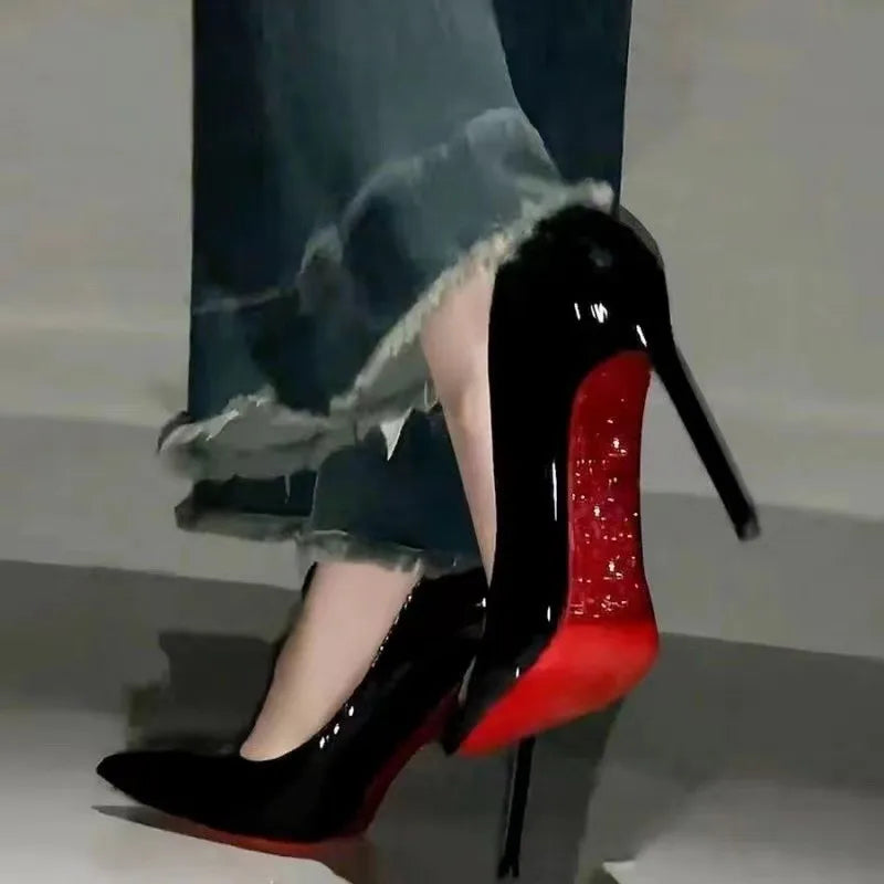 women's new elegant slip-on fashion stiletto shoes designer outdoor party dress shoes Zapatos