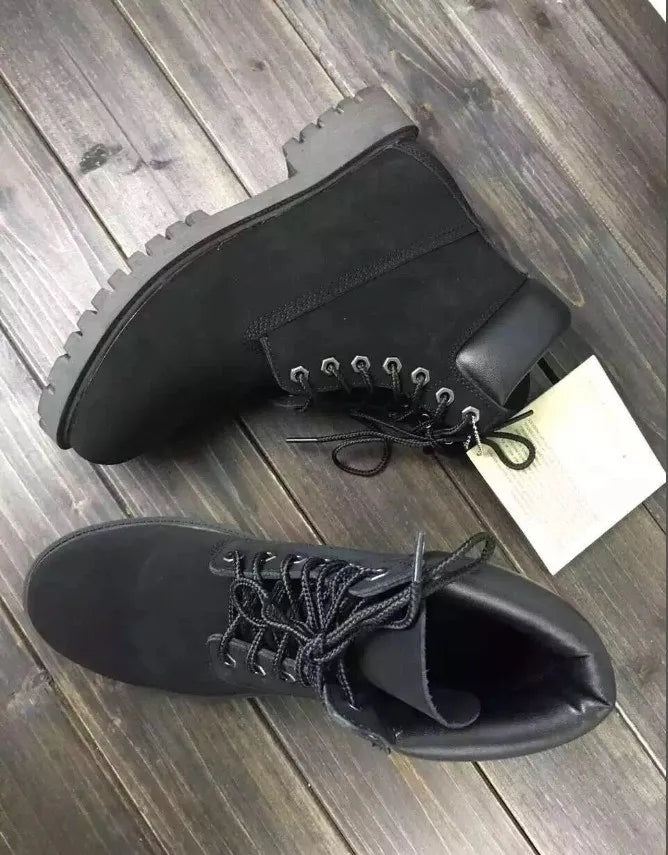 Premium Calfskin Leather Rugged Outdoor Boots for Men