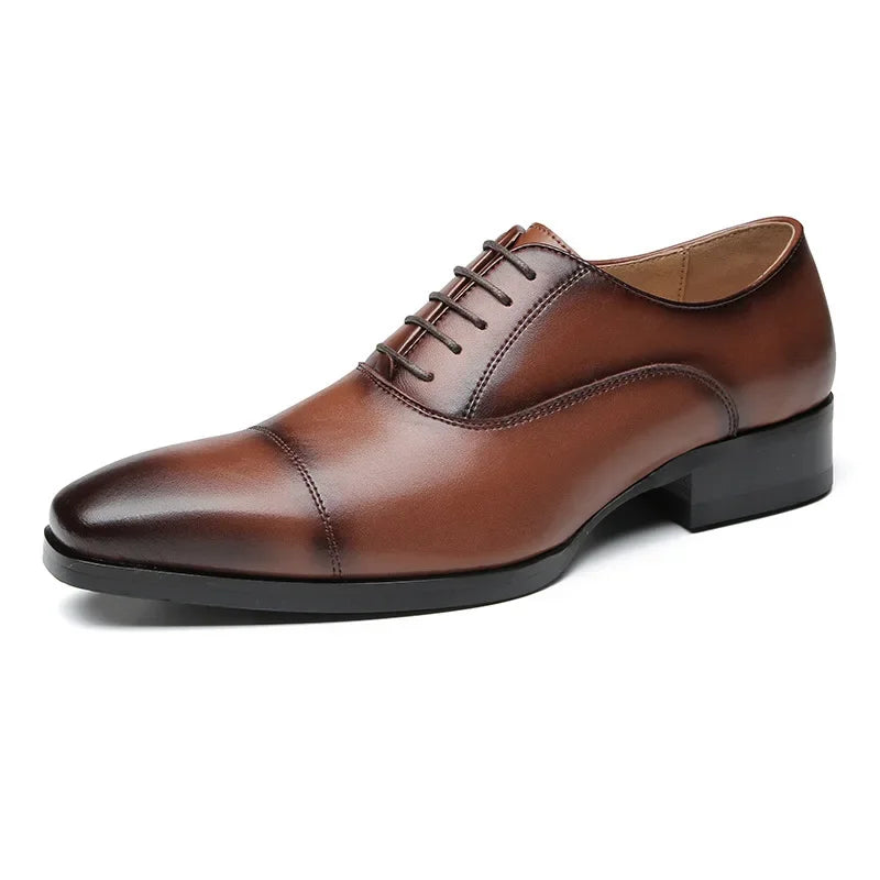 New Business Dress Shoes Men's Genuine Leather  Casual Shoes Oxford loafers