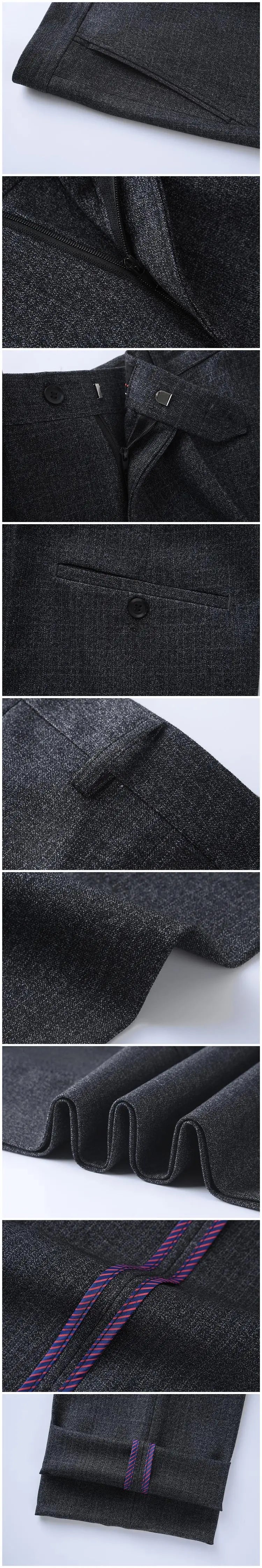 Suit Trousers Formal Men's Clothing Suits & Blazer Suit Pants Man Formal Autumn Winter Dress Pants Wool Blend Big Size 44