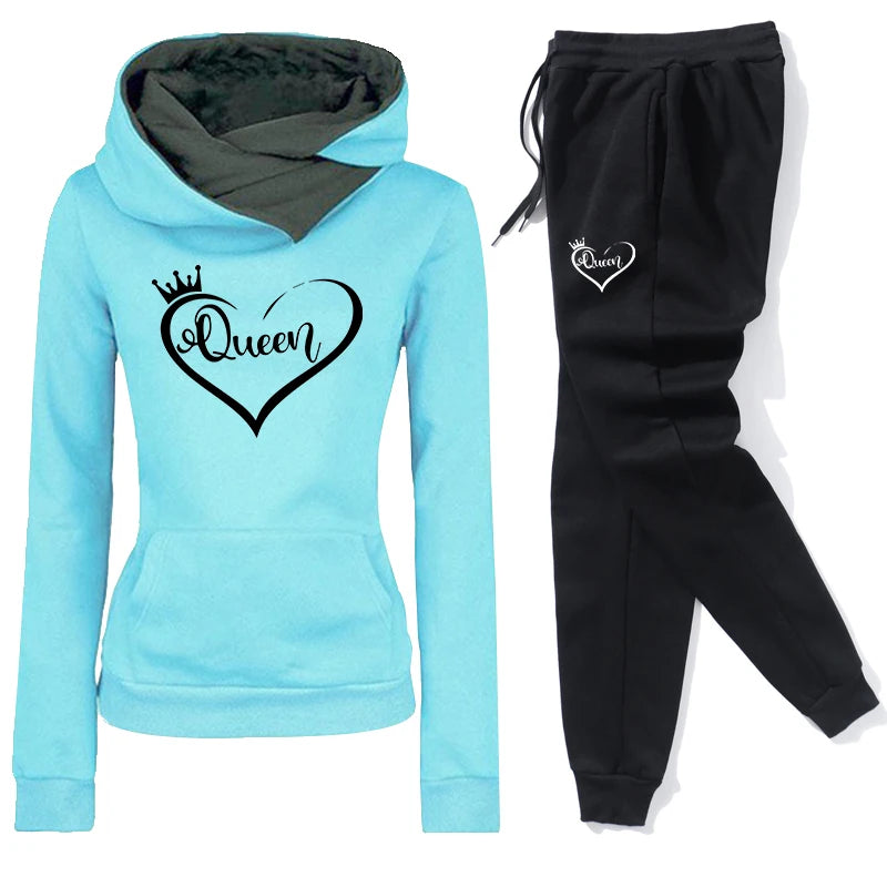 Women's Tracksuit  Fashion Women's Clothing 2025 Casual Outdoor Sportswear Long Sleeve Pullover