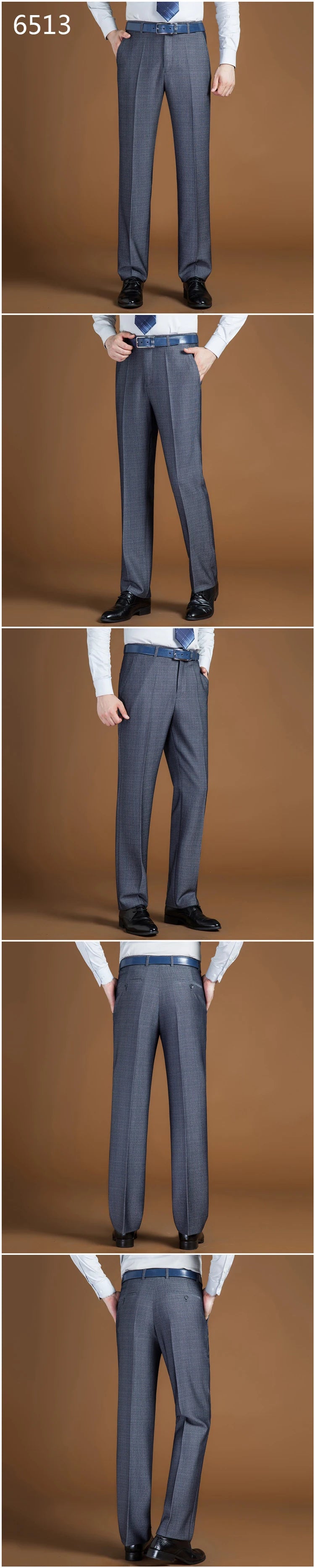Suit Trousers Formal Men's Clothing Suits & Blazer Suit Pants Man Formal Autumn Winter Dress Pants Wool Blend Big Size 44