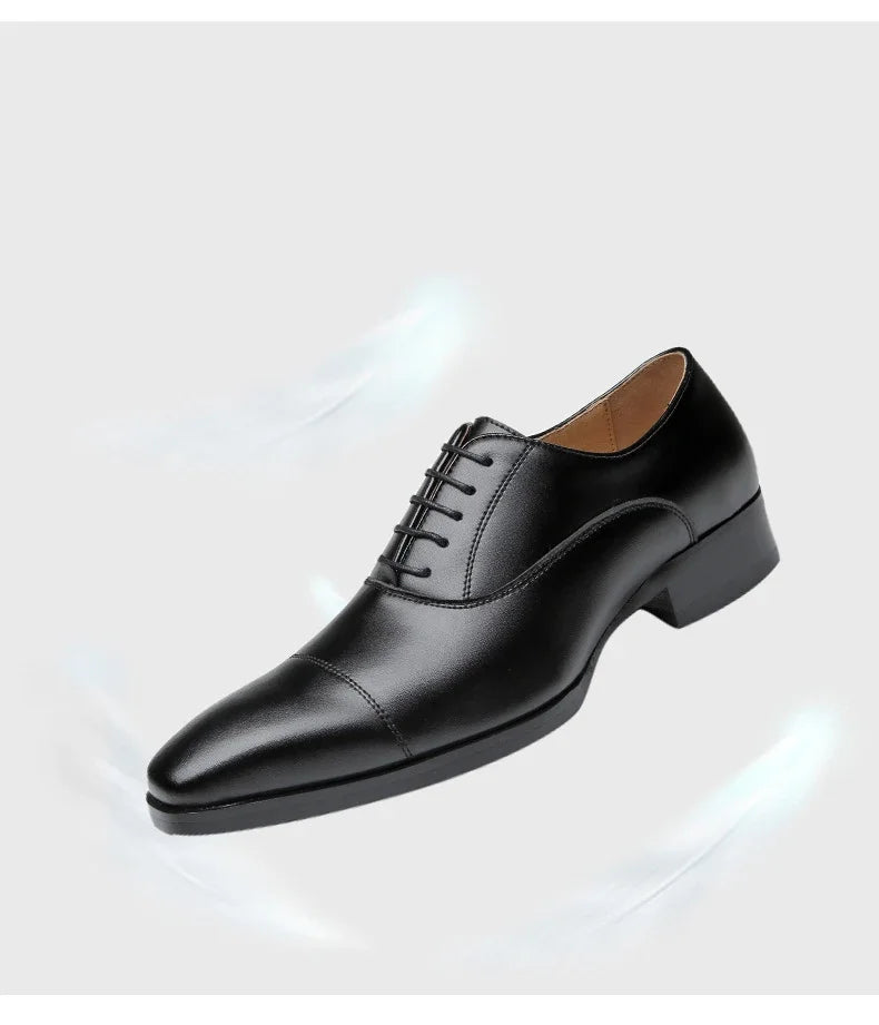 New Business Dress Shoes Men's Genuine Leather  Casual Shoes Oxford loafers