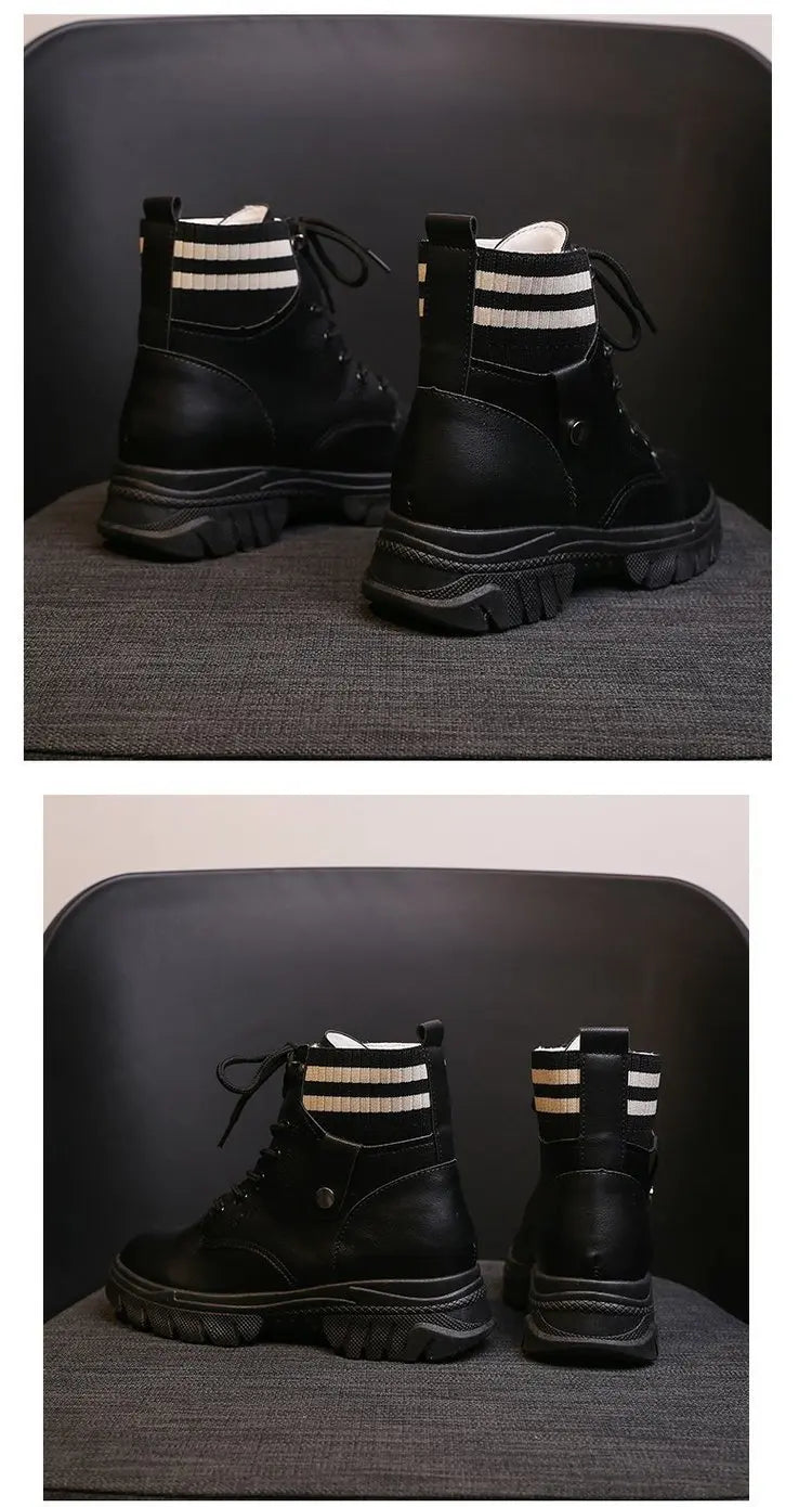Women Ankle Boots Shoes Plush Warm Winter Fur Shoes Women Sneakers Botas De Mujer