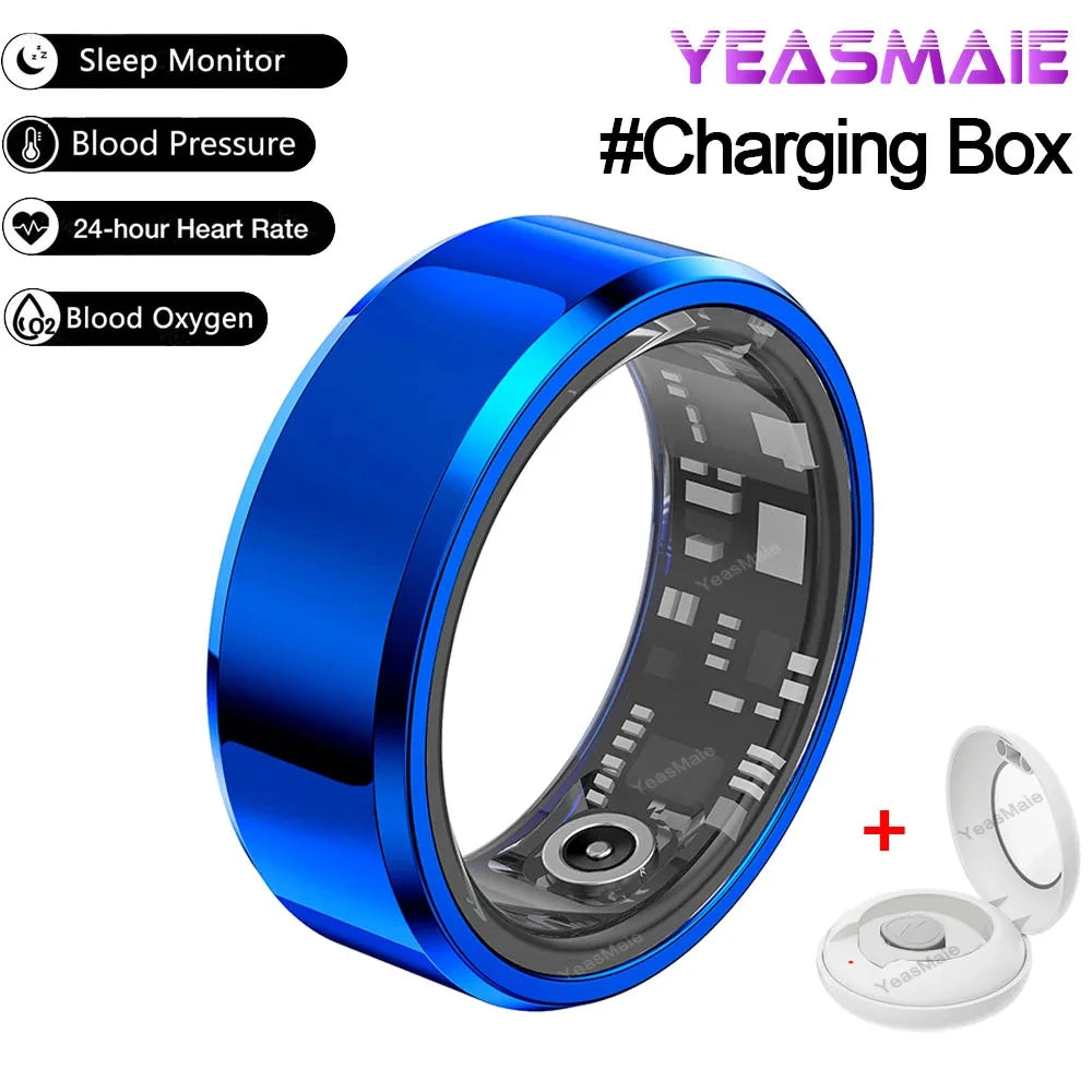 Smart Ring Newest Intelligent Wearable Device Men Women Heart Rate Sleep Health Monitor Photo Control Smartring for IOS Android