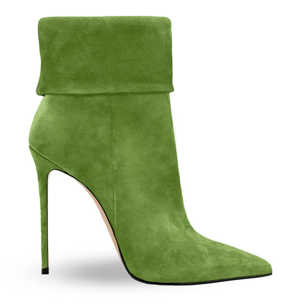 European and American Minimalist Slim High Heels Women's Side Zipper Fashion Versatile Party Boots