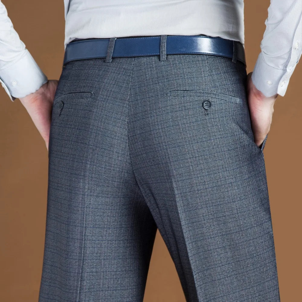 Suit Trousers Formal Men's Clothing Suits & Blazer Suit Pants Man Formal Autumn Winter Dress Pants Wool Blend Big Size 44