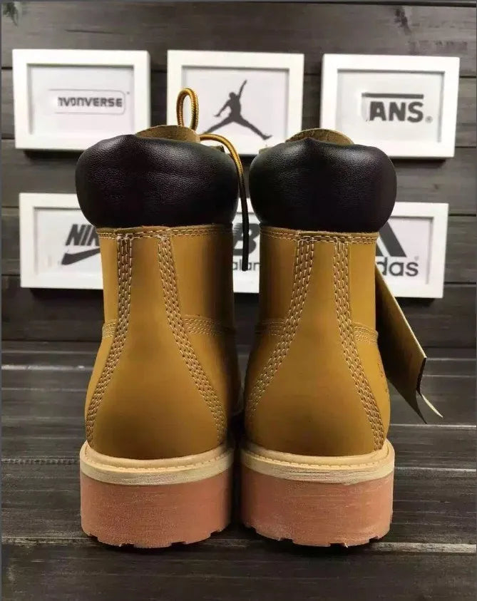 Premium Calfskin Leather Rugged Outdoor Boots for Men