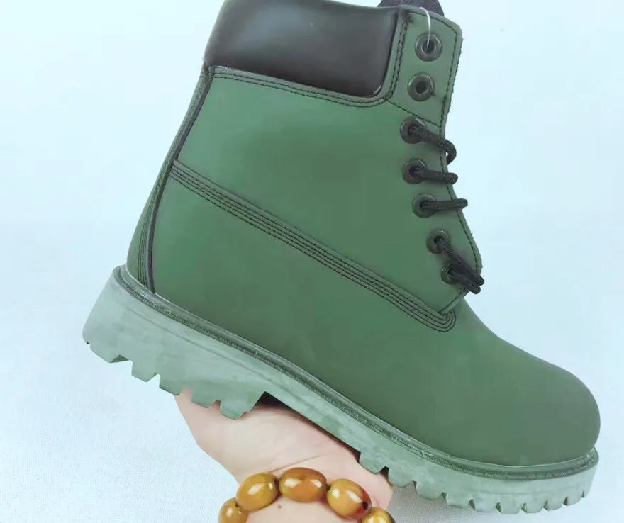 Premium Calfskin Leather Rugged Outdoor Boots for Men