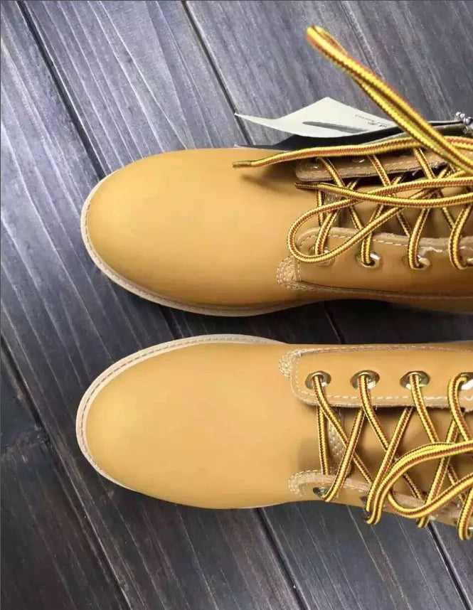 Premium Calfskin Leather Rugged Outdoor Boots for Men