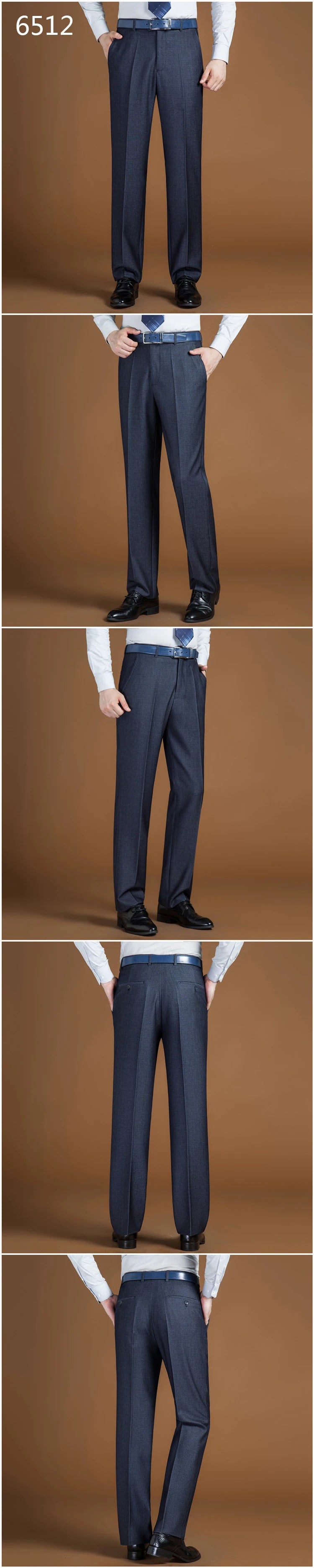 Suit Trousers Formal Men's Clothing Suits & Blazer Suit Pants Man Formal Autumn Winter Dress Pants Wool Blend Big Size 44