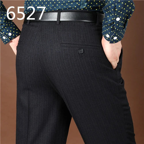 Suit Trousers Formal Men's Clothing Suits & Blazer Suit Pants Man Formal Autumn Winter Dress Pants Wool Blend Big Size 44
