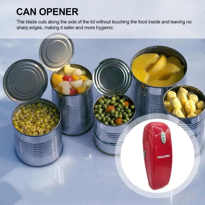 Electric Jar Opener Battery Operated Kitchen Can Opener Kitchen Gadgets Opening Tool Open Your Cans With A Simple Press Of