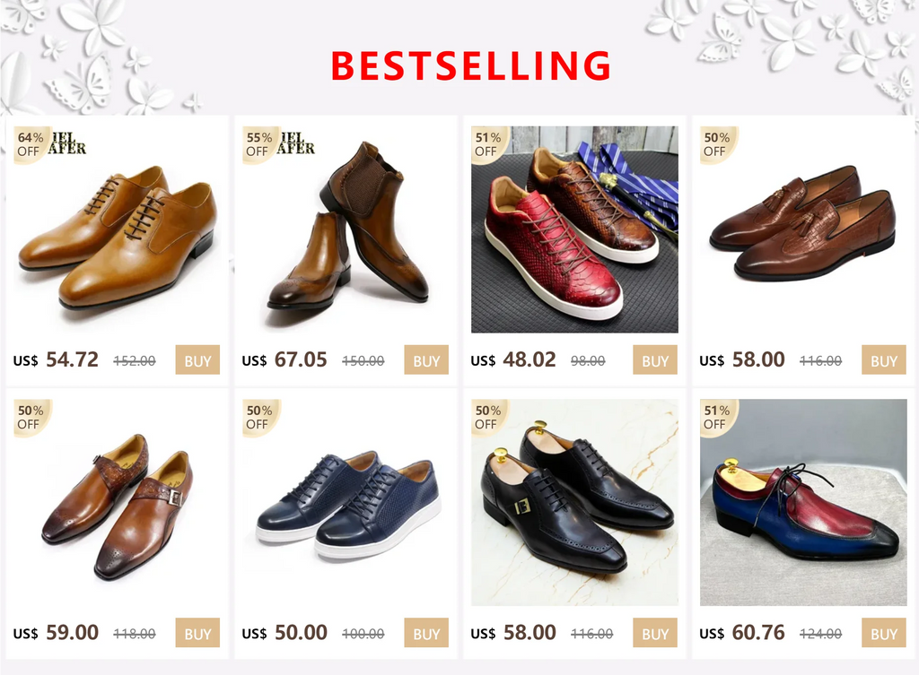 Men's genuine leather ankle boots stylish lace-up shoes for office basic men's shoes