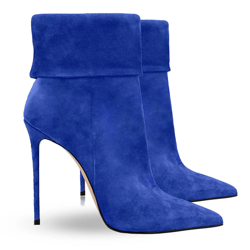 European and American Minimalist Slim High Heels Women's Side Zipper Fashion Versatile Party Boots