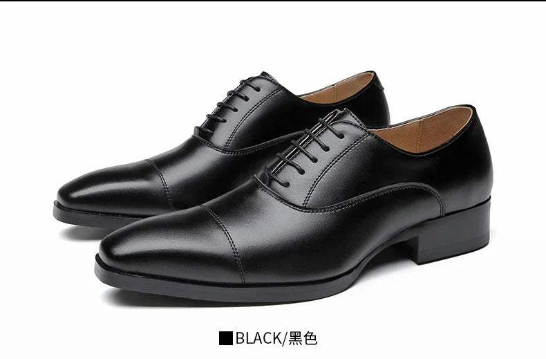 New Business Dress Shoes Men's Genuine Leather  Casual Shoes Oxford loafers