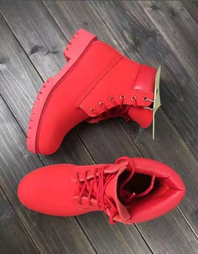 Premium Calfskin Leather Rugged Outdoor Boots for Men