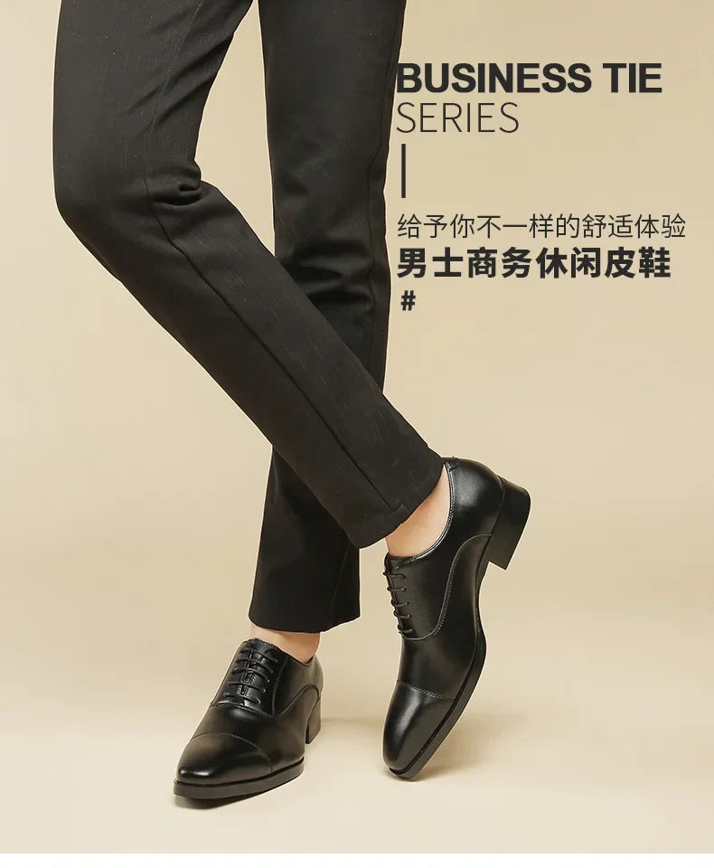 New Business Dress Shoes Men's Genuine Leather  Casual Shoes Oxford loafers