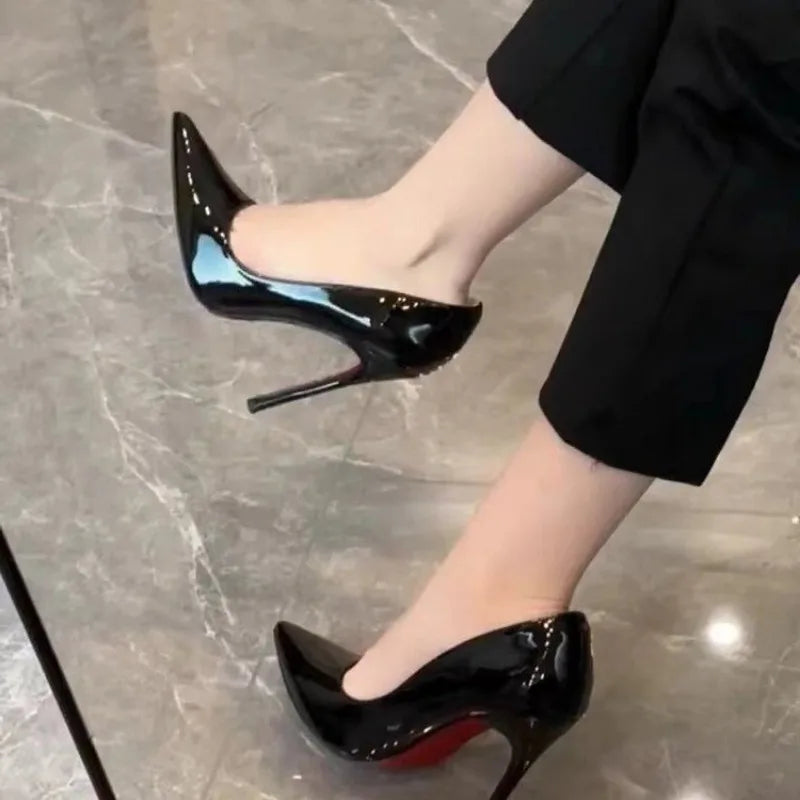 women's new elegant slip-on fashion stiletto shoes designer outdoor party dress shoes Zapatos