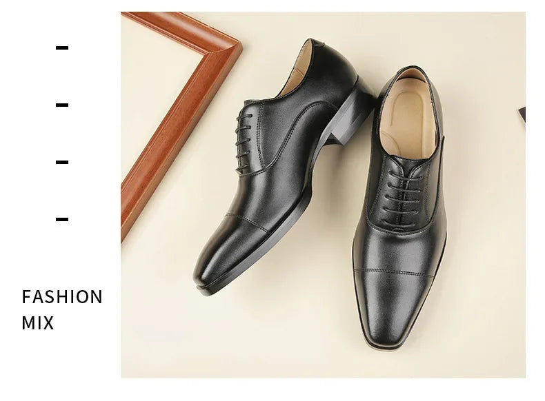 New Business Dress Shoes Men's Genuine Leather  Casual Shoes Oxford loafers