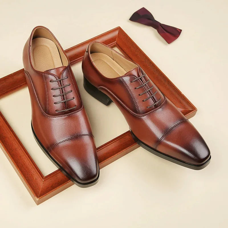 New Business Dress Shoes Men's Genuine Leather  Casual Shoes Oxford loafers