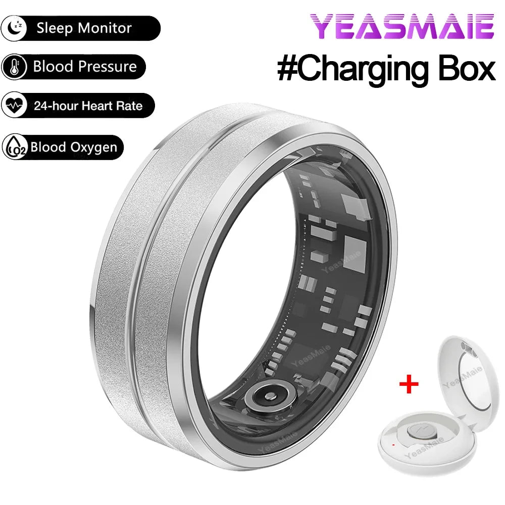 Smart Ring Newest Intelligent Wearable Device Men Women Heart Rate Sleep Health Monitor Photo Control Smartring for IOS Android