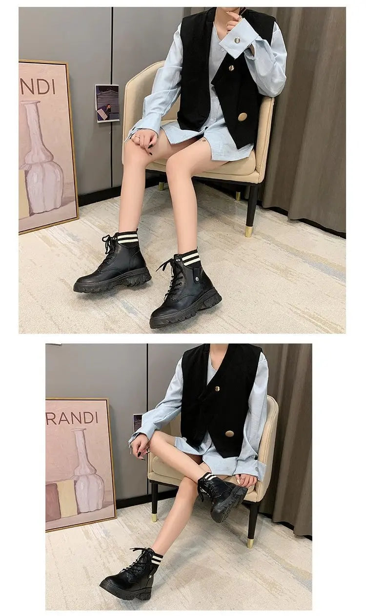 Women Ankle Boots Shoes Plush Warm Winter Fur Shoes Women Sneakers Botas De Mujer
