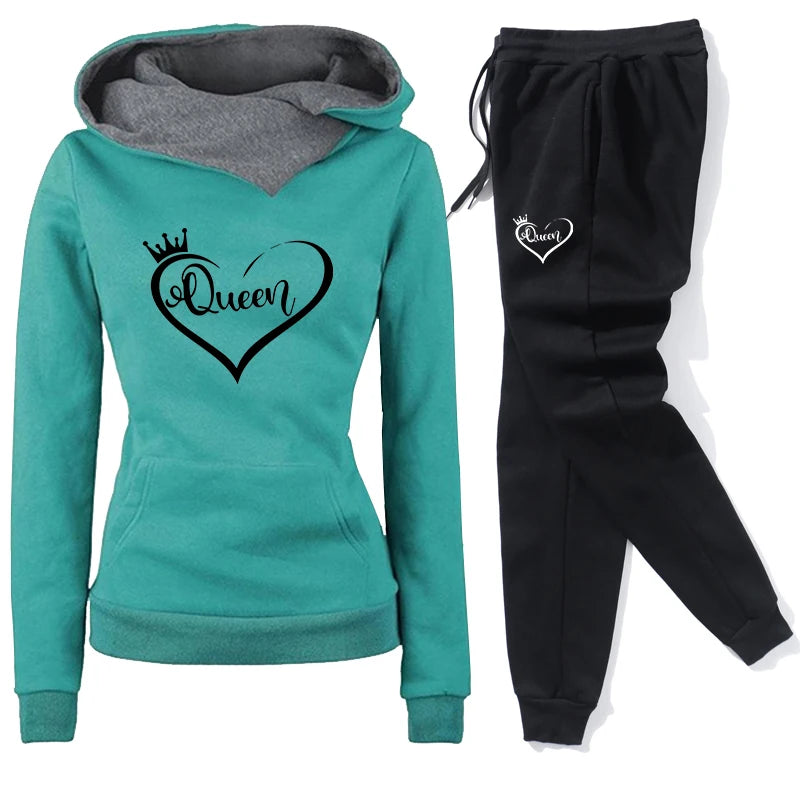 Women's Tracksuit  Fashion Women's Clothing 2025 Casual Outdoor Sportswear Long Sleeve Pullover